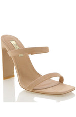 Dana Mules Blush Suede