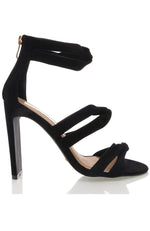 Dara Heels Black Suede