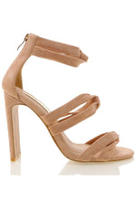 Dara Heels Blush Suede