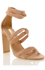 Dara Heels Blush Suede