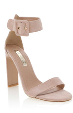 Dharma Heels Blush Suede