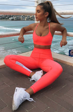 Nora Sports Bra Coral