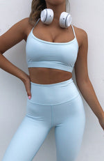 Nora Sports Bra Baby Blue