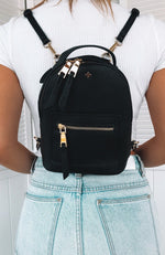 Zoe Mini Backpack Black