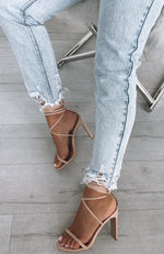 Daiano Heels Blush Suede