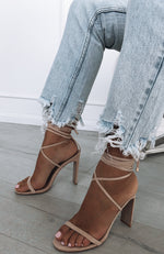 Daiano Heels Blush Suede