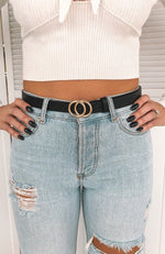 Gigi Belt Black/Gold