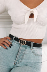 Gigi Belt Black/Gold