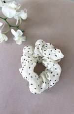 Sierra Scrunchie White Polka Dot