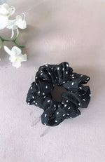 Sierra Scrunchie Black Polka Dot