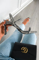 Paxton Heels Grey Python