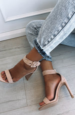 Dharma Heels Blush Suede