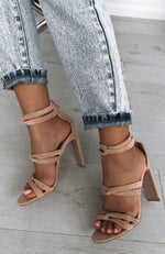 Dara Heels Blush Suede