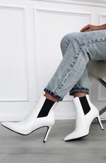 Nola Boots White