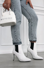 Nola Boots White