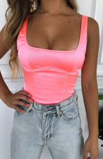 First Class Bodysuit Neon Pink