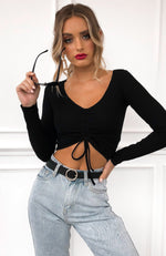 Perri Crop Black