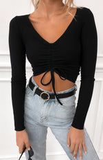 Perri Crop Black