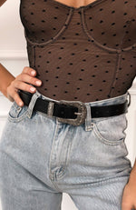 Hey Boy Belt Black