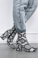 London Boots Snake Skin