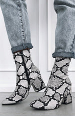 London Boots Snake Skin