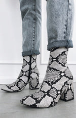 London Boots Snake Skin