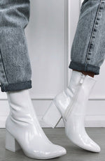 London Boots White