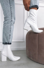 London Boots White