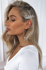 Strong Facts Diamante Hair Pin Glam