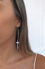 Ride Or Die Earrings Silver