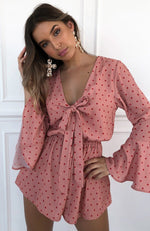 Dream Of Me Playsuit Spot On Peach