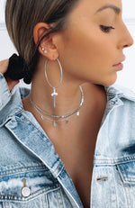 Ride Or Die Earrings Silver