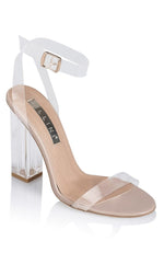 Inca Heels Nude Patent