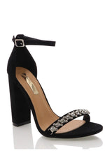 Laine Heels Black Suede