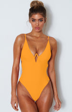 Playa Del Ray One Piece Tangerine