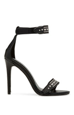 Major Logo Heels Black