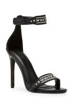 Major Logo Heels Black