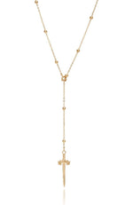 Drippin' Daggers Necklace Gold