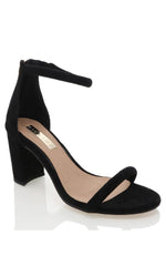 Rodeo Heels Black Suede