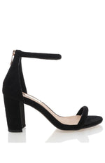 Rodeo Heels Black Suede