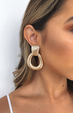 Just Because Earrings Gold