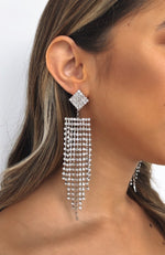 One Time Diamante Earrings