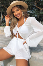 Sweet Sunset Romper White