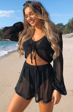 Sweet Sunset Romper Black