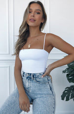 All About You Bodysuit White