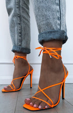 Martini Twist Heels Orange