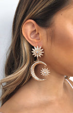 Moonshine Earrings Gold