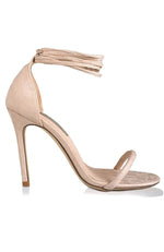 Lucca Heels Blush Suede